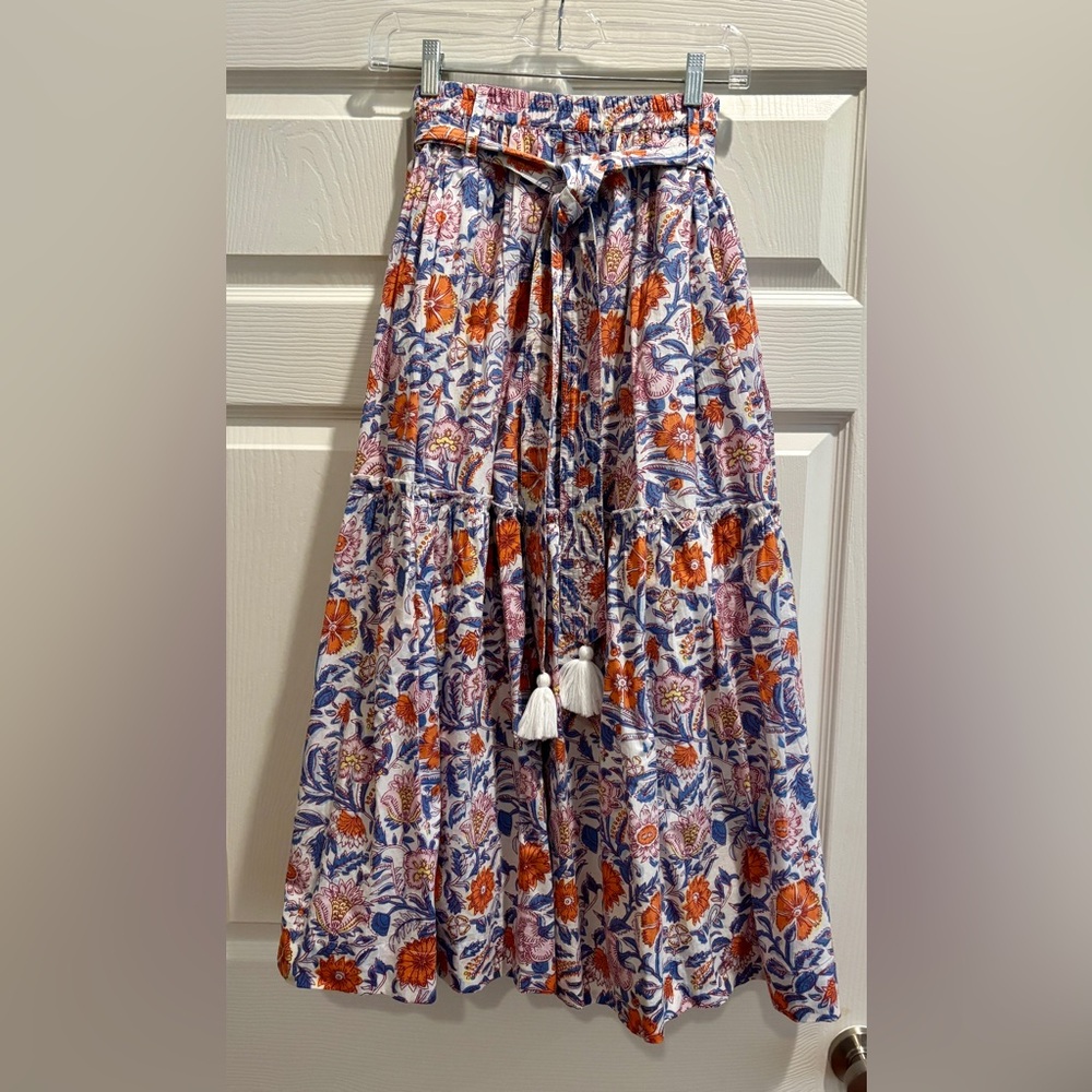 Floral Bohemian Maxi Skirt